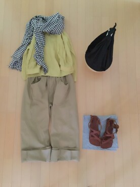 「ROBERTA SETTELS（ロベルタセッタ）のアイテム（シューズ）」を使った、なお なお。さん（レディース・159cm）の夏コーディネート