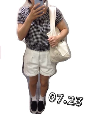 y.hanonさん（レディース・156cm）の夏コーディネート