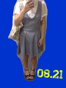 y.hanonさん（レディース・156cm）の夏コーディネート