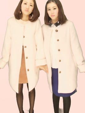 y.hanonさん(レディース・156cm)の冬コーディネート