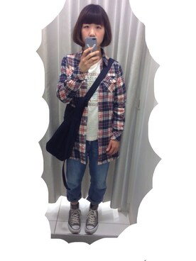 「CACTUS（カクタス）のアイテム」を使った、y.hanonさん（レディース・156cm）の春コーディネート