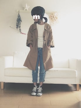 「アイテム（ピアス（両耳用））」を使った、meg-o0920さん（レディース・152cm・30代）の秋コーディネート
