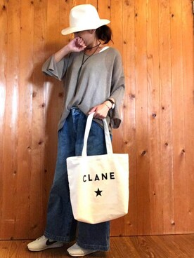 「MOUSSY（マウジー）のREAL LEATHER CODE（ネックレス）」を使った、haru◡̈⃝♡さん（レディース・161cm）の秋コーディネート