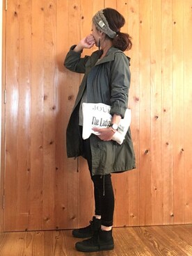 「TODAYFUL（トゥデイフル）のVintageトートバッグ（トートバッグ）」を使った、haru◡̈⃝♡さん（レディース・161cm）の秋コーディネート