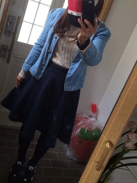 mykさん（レディース・160cm）の春コーディネート