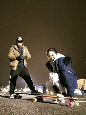 「SECTOR 9（セクターナイン）のアイテム」を使った、ANNAさん（レディース・150cm）の冬コーディネート