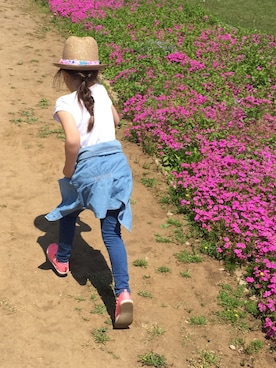 「babygap」｜「アイテム（モカシン/デッキシューズ）」を使った、杏奈mamaさん（キッズ・122cm）の夏コーディネート