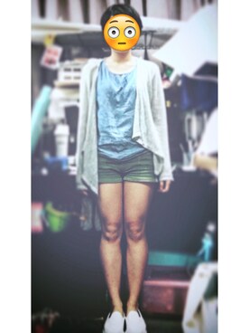 「cotton on（コットンオン）のアイテム（その他アウター）」を使った、Codie Wongさん（レディース・159cm）の夏コーディネート