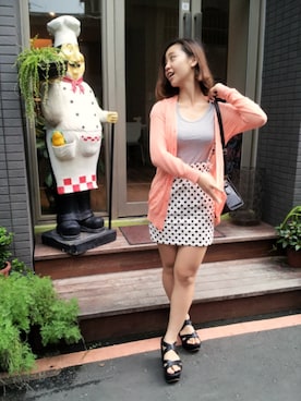 「AIR SPACE（エアースペース）のアイテム」を使った、love_mimi33さん（メンズ・160cm）の夏コーディネート