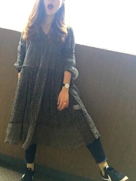 「Another Edition」｜「アイテム（アナログ腕時計）」を使った、maminさん（レディース・152cm）の秋コーディネート