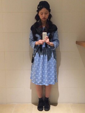 「zakka w（zakka w）のアイテム」を使った、一個晴さん（レディース・158cm）の春コーディネート