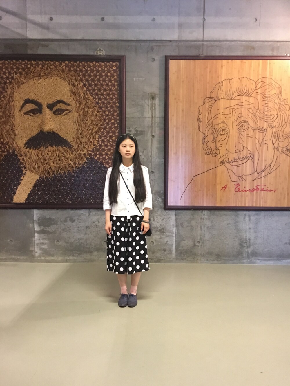 「JAPANのアイテム（ファッション雑貨、グリーン系）」を使った、一個晴さん（レディース・158cm）の夏コーディネートの1枚目の写真