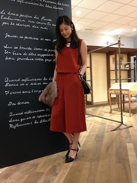 「A part by（アパートバイ）のアイテム（オールインワン・サロペット）」を使った、mio🍑さん（レディース・172cm）の夏コーディネート