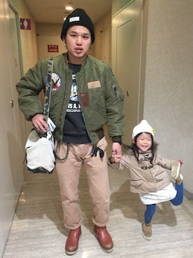 「CAT'S PAW（キャッツポウ）のアイテム」を使った、FUMIさん（メンズ・168cm）の秋コーディネート