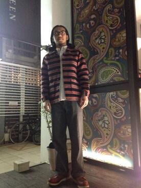 「COOTIE」｜「アイテム（ブルゾン）」を使った、Cody さん（メンズ・172cm）の春コーディネート