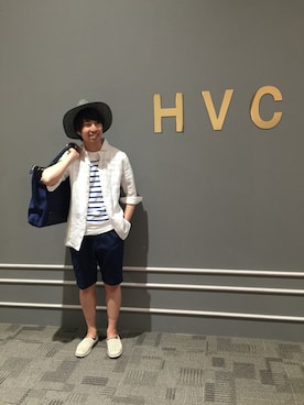 「HVC（エイチブイシー）のアイテム（シューズ）」を使った、HVC木更津店さん（メンズ・170cm）の春コーディネート