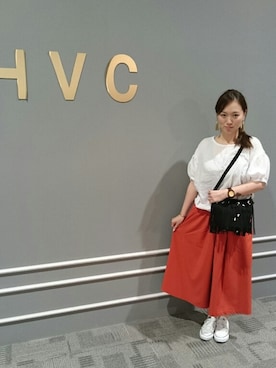 「HVC」｜「アイテム（バッグ）」を使った、HVC木更津店さん（レディース・152cm）の夏コーディネート