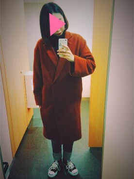 「モッサコート」｜edaさん（レディース・163cm）の秋コーディネート