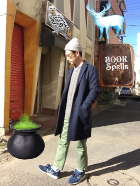 カラカジのYJさん（メンズ・175cm）の冬コーディネート