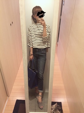 「スエードシューズ」｜mamemameさん（レディース・162cm・30代）の夏コーディネート