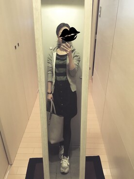 「パーカー×ワンピース」｜mamemameさん（レディース・162cm）の春コーディネート