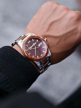木製腕時計 のメンズ人気ファッションコーディネート Wear