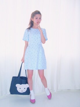 merry jenny 吉河唯さん(レディース・159cm)の春コーディネート