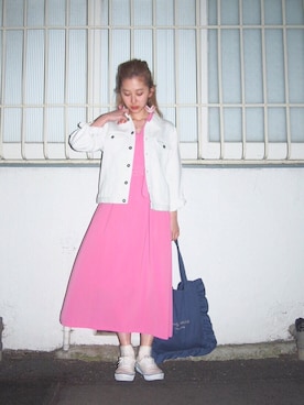 merry jenny 吉河唯さん（レディース・159cm）の春コーディネート