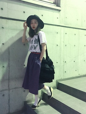 「durbuy（デュルブイ）のアイテム」を使った、merry jenny 吉河唯さん（レディース・159cm）の秋コーディネート