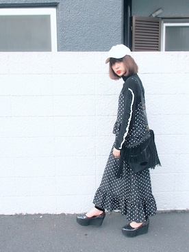 merry jenny 吉河唯さん(レディース・159cm)の秋コーディネート