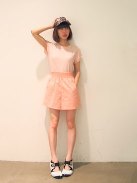 merry jenny 吉河唯さん（レディース・159cm）の夏コーディネート