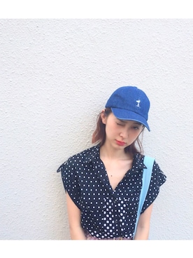 merry jenny 吉河唯さん（レディース・159cm）の夏コーディネート