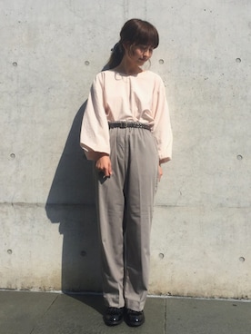 えぐっちょさん（レディース・157cm）の春コーディネート