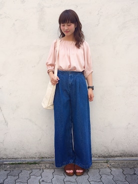 えぐっちょさん（レディース・157cm）の春コーディネート