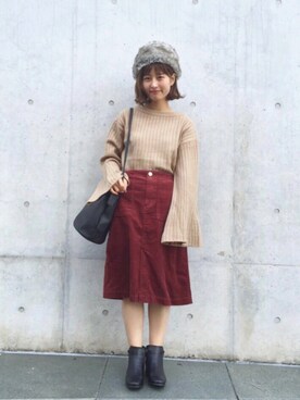 えぐっちょさん（レディース・157cm）の秋コーディネート