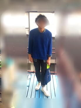 「VISVIM（ビズビム）のアイテム（トップス）」を使った、ryokiyotaさん（メンズ・175cm）の春コーディネート