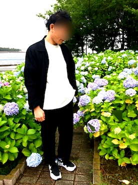 「アイテム（ナイロンジャケット）」を使った、ryokiyotaさん（メンズ・175cm）の夏コーディネート