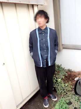 「VISVIM（ビズビム）のアイテム」を使った、ryokiyotaさん（メンズ・175cm）の秋コーディネート