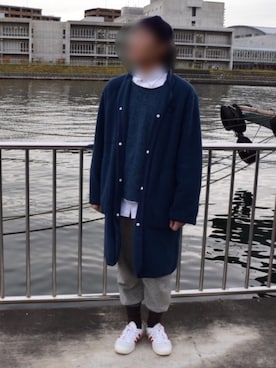 「DIGAWEL（ディガウェル）のアイテム」を使った、ryokiyotaさん（メンズ・175cm）の秋コーディネート