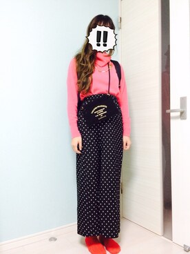 「Sretsis（スレッシス）のアイテム（アクセサリー）」を使った、とめ子さん（レディース・163cm）の秋コーディネート