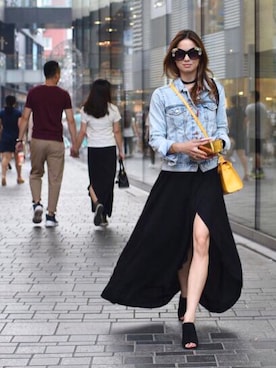 「Abercrombie&Fitch（アバークロンビーアンドフィッチ）のアイテム（ワンピース/ドレス）」を使った、EurasianVogueさん（レディース・163cm）の夏コーディネート