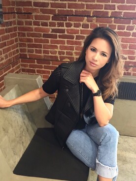 「MOTO」｜「アイテム（その他アウター）」を使った、EurasianVogueさん（レディース・163cm）の秋コーディネート