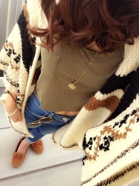 「ANAP（アナップ）のアイテム（ジャケット/アウター、ベージュ系）」を使った、ｋａｎａさん（レディース・150cm）の秋コーディネート