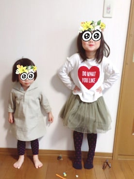 まめいさん(キッズ・110cm)の秋コーディネート