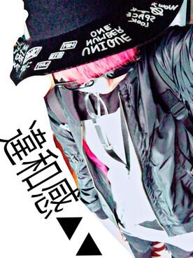 「M.Y.O.B（エム.ワイ.オー.ビー）のアイテム（スウェット）」を使った、ひっとさん（レディース・160cm）の秋コーディネート