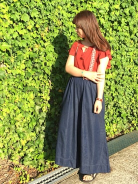 ほなみんさん（レディース・157cm）の夏コーディネート