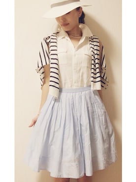 岡田怜奈さん（レディース・160cm）の春コーディネート