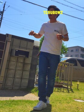 「ジャックパーセル」｜「アイテム（財布/小物）」を使った、TERUZさん（メンズ・170cm）の春コーディネート