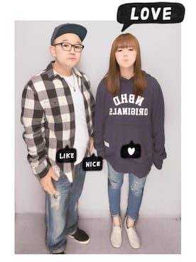 「ojaga design（オジャガデザイン）のアイテム（PC・スマホグッズ/家電）」を使った、rieさん（レディース・163cm）の秋コーディネート