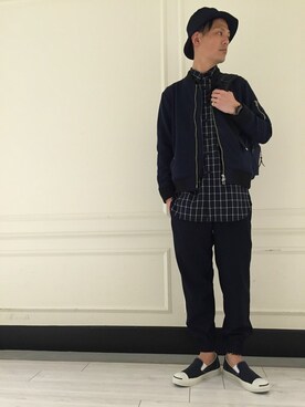 「ワントーンコーディネート」｜masachikaさん（メンズ・180cm）の春コーディネート